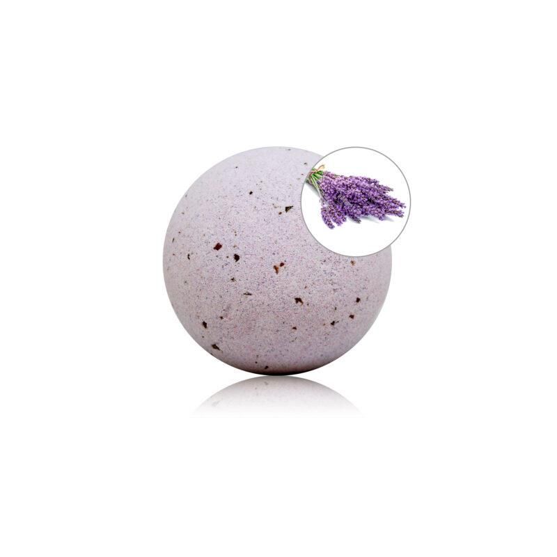 Lavender Aroma Bath Bomb with Rose Petals 140 gr Lavender Aroma Bath Bomb with Rose Petals 140 gr