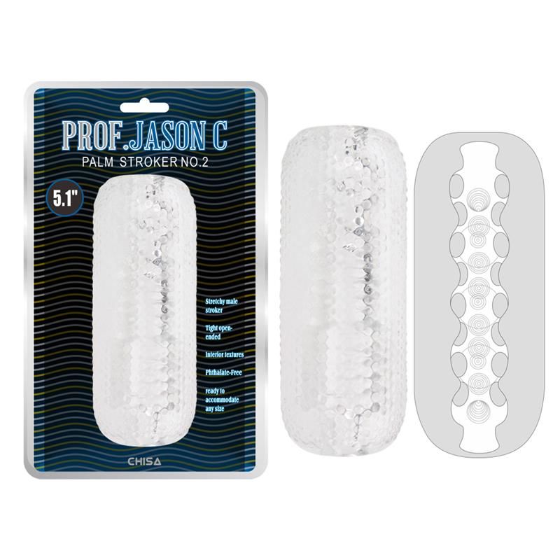Male Masturbator Palm Stroker No. 2 Clear Male Masturbator Palm Stroker No. 2 Clear
