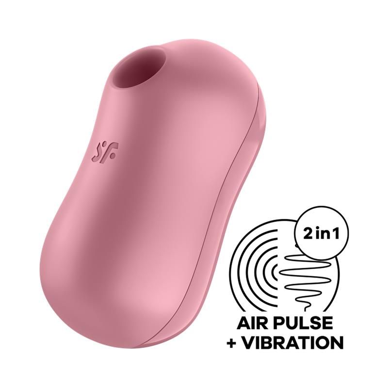 Cotton Candy Clitoris Sucker and Vibrator Light Red Cotton Candy Clitoris Sucker and Vibrator Light Red