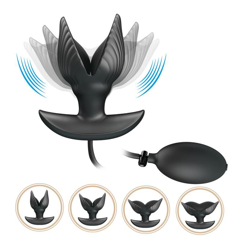 Manson Inflatable Butt Plug with Vibration Manson Inflatable Butt Plug with Vibration