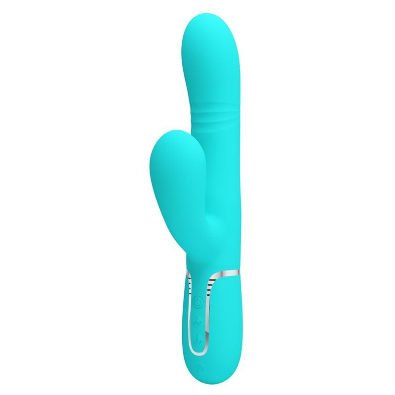 Mariana Vibrator 4 in 1 Silicone Turquoise Mariana Vibrator 4 in 1 Silicone Turquoise