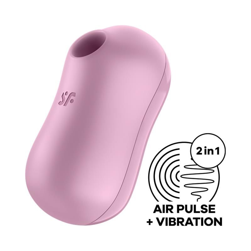 Cotton Candy Clitoris Sucker and Vibrator Lila Cotton Candy Clitoris Sucker and Vibrator Lila