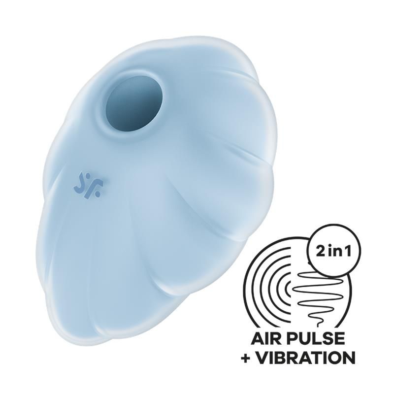 Cloud Dancer Clit Sucker and Vibe Blue Cloud Dancer Clit Sucker and Vibe Blue