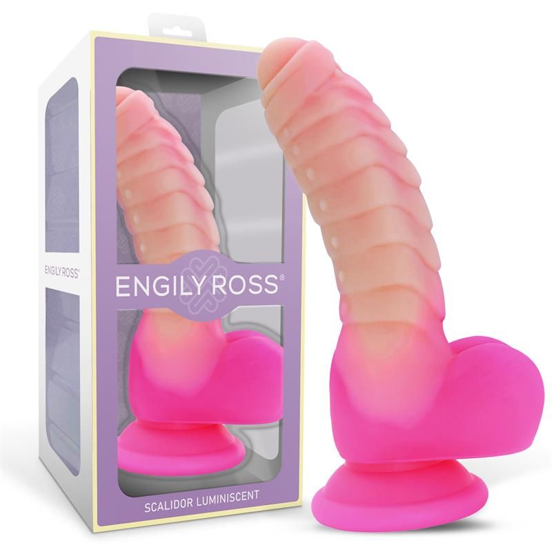Scalidor Luminiscent Unicorn Liquid Silicone Dildo 18 cm Scalidor Luminiscent Unicorn Liquid Silicone Dildo 18 cm