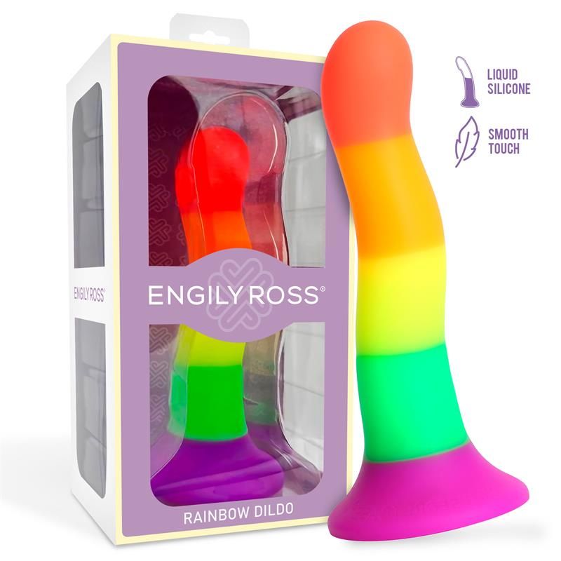 Dildo Rainbow Color LGBT 18 cm Dildo Rainbow Color LGBT 18 cm