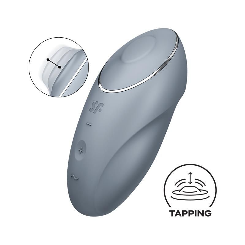 Tap and Climax 1 Vibrator and tapping Grey Tap and Climax 1 Vibrator and tapping Grey