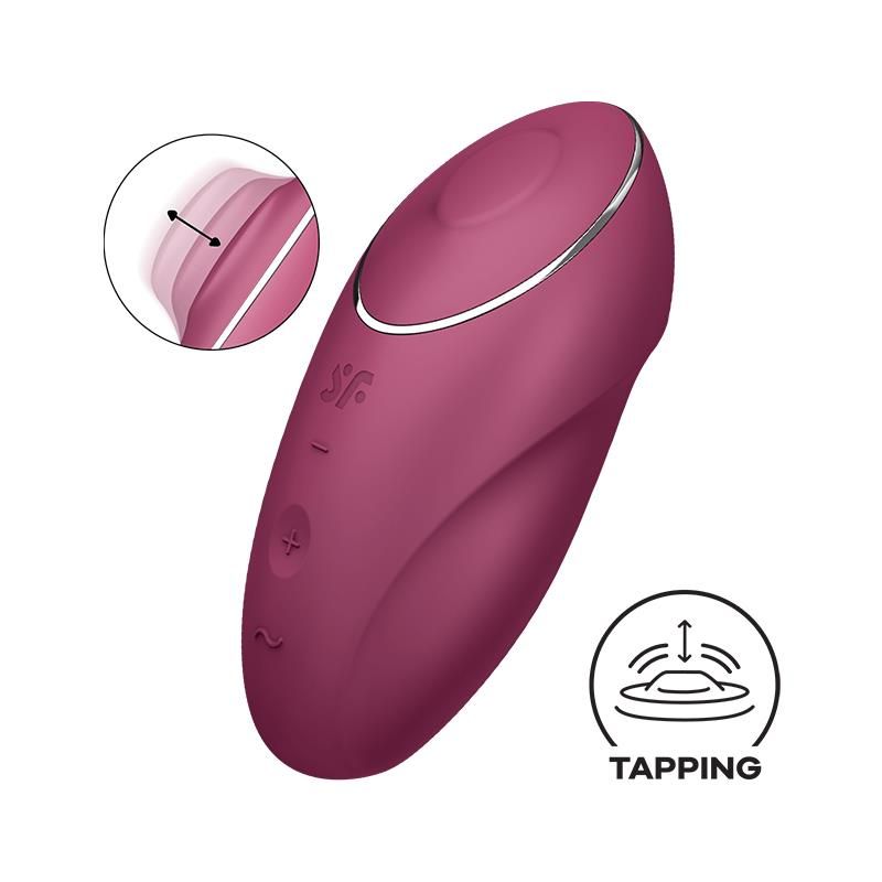 Tap and Climax 1 Vibrator and tapping Red Tap and Climax 1 Vibrator and tapping Red