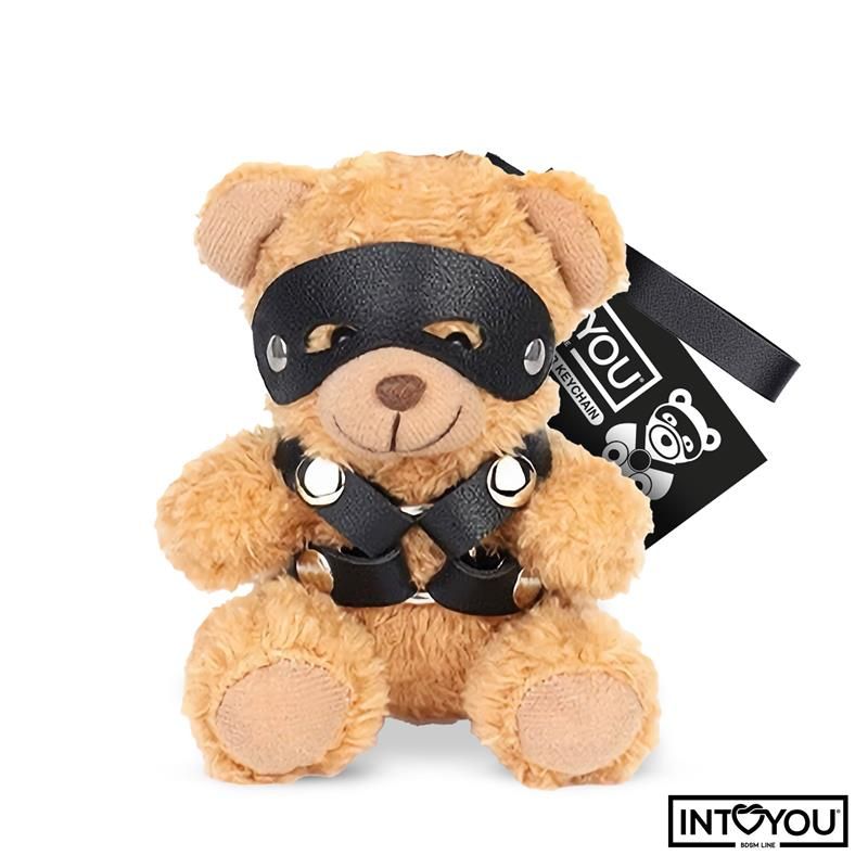 Bearly Keychain BDSM Teddy Bear with Chest Harness Bearly Keychain BDSM Teddy Bear with Chest Harness
