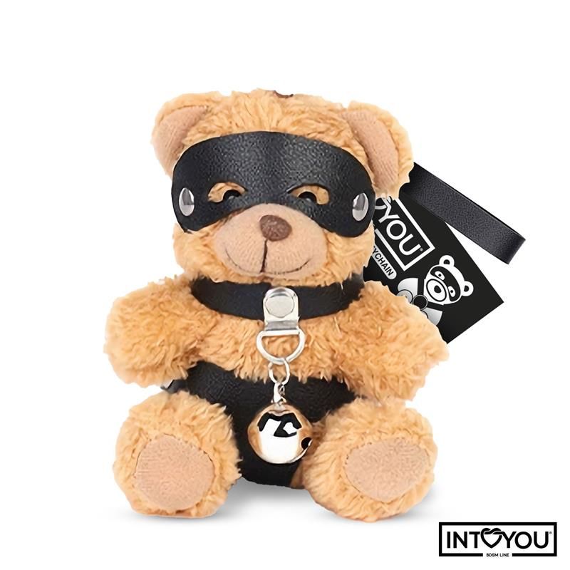 Mimi Keychain BDSM Teddy Bear with Collar and Bell Mimi Keychain BDSM Teddy Bear with Collar and Bell