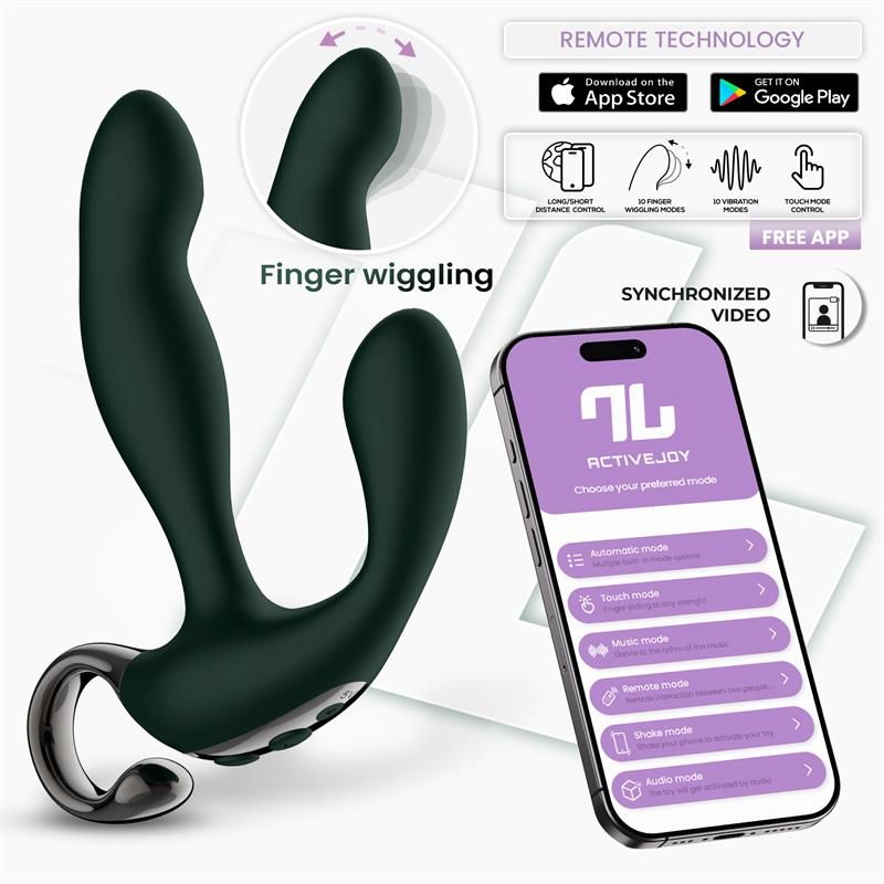Greeny Prostate Massager with Finger Wiggling and App Greeny Prostate Massager with Finger Wiggling and App