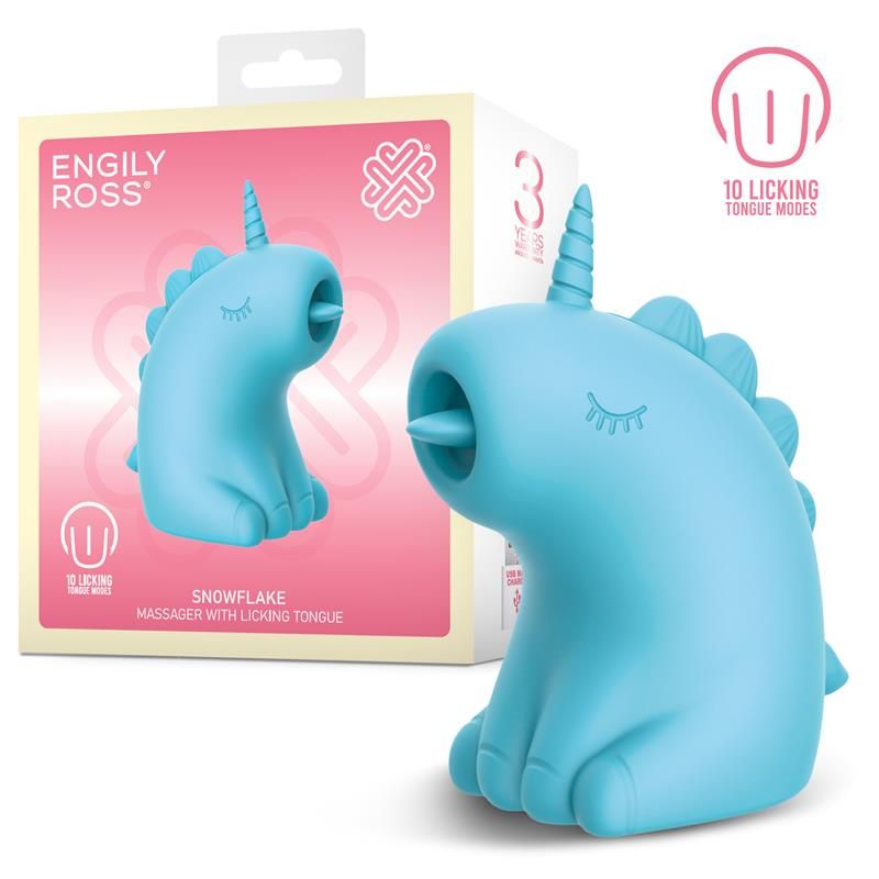Snowflake Massager with Licking Tongue Snowflake Massager with Licking Tongue