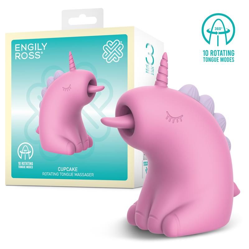 Cupcake 360? Rotating Tongue Massager Cupcake 360? Rotating Tongue Massager