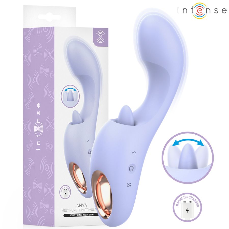 INTENSE - ANYA STIMOLATORE DI VIBRAZIONE E MOVIMENTO MULTIFUNZIONE INTENSE - ANYA STIMOLATORE DI VIBRAZIONE E MOVIMENTO MULTIFUNZIONE