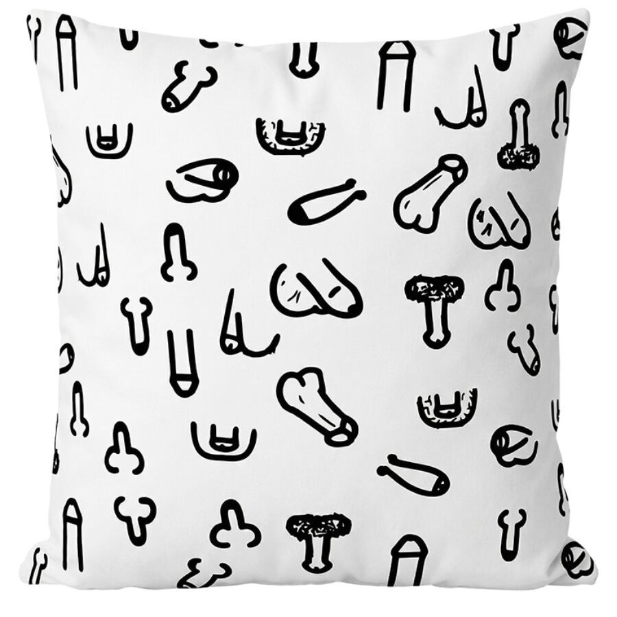 DIABLO PICANTE - CUSCINO PER PENE 30 X 30 BIANCO DIABLO PICANTE - CUSCINO PER PENE 30 X 30 BIANCO