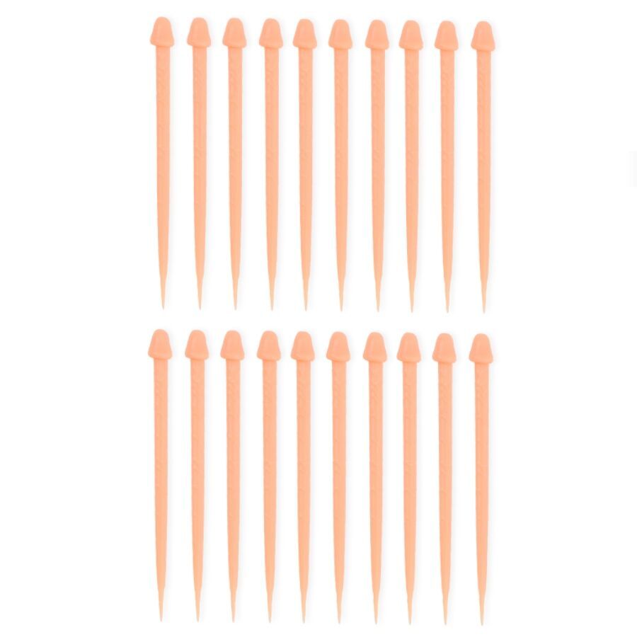 DIABLO PICANTE - BASTONCINI A FORMA DI PENE PER CARNE 20 UNIT� DIABLO PICANTE - BASTONCINI A FORMA DI PENE PER CARNE 20 UNIT�