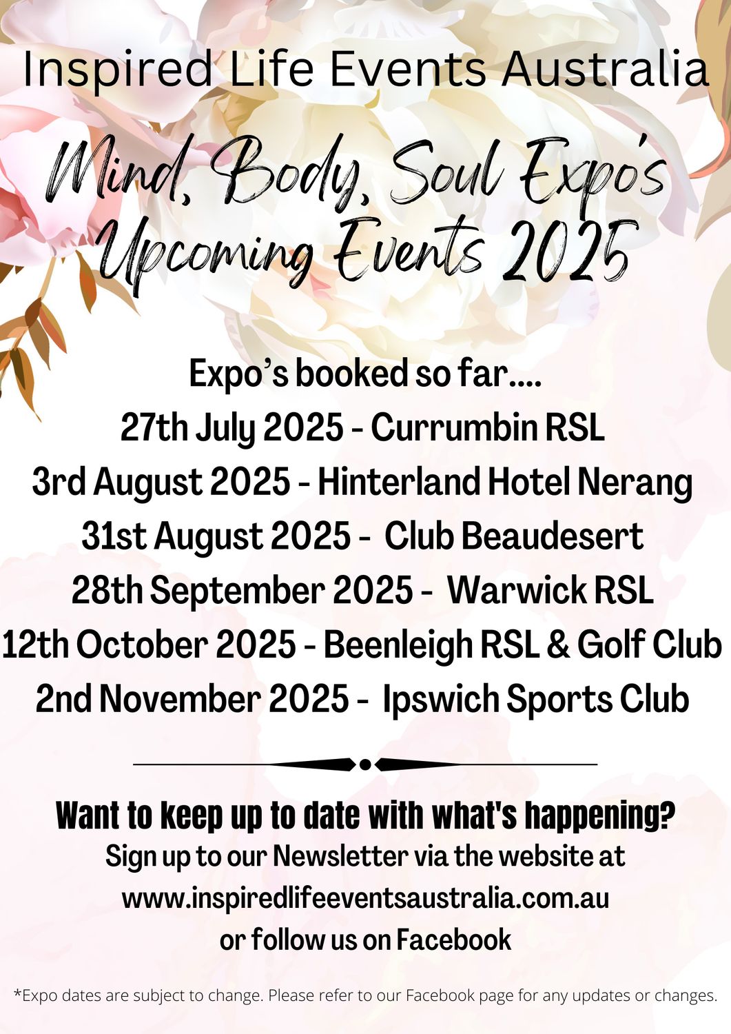 Upcoming Events