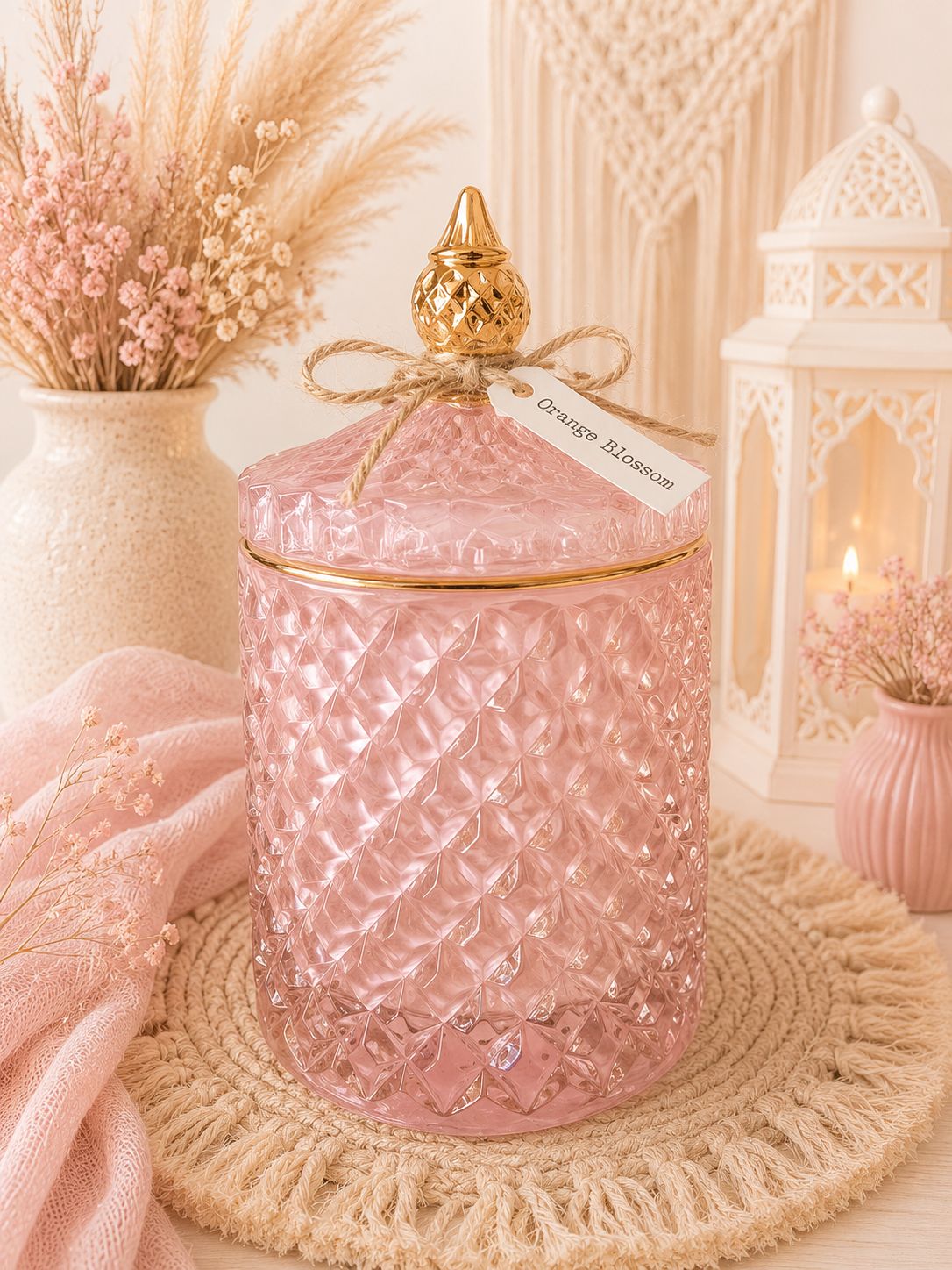 Pink Royal Candle - Medium