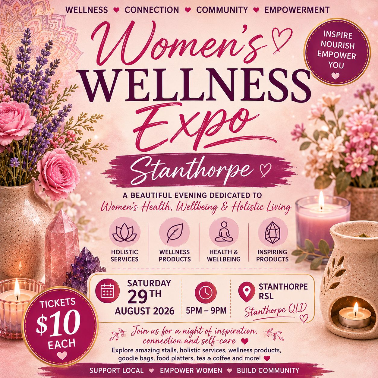 Stanthorpe Women's Wellness Expo Single Entry Ticket for one Adult