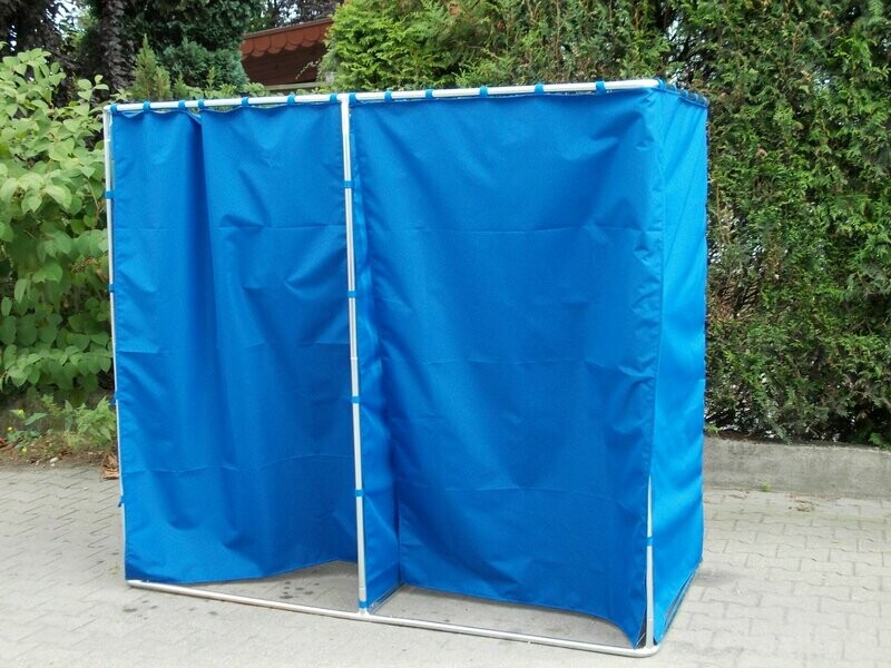 Umkleide-/Ankleide-/Duschkabine/Impfkabine/Testkabine 2x1m Umkleide-/Ankleide-/Duschkabine/Impfkabine/Testkabine 2x1m