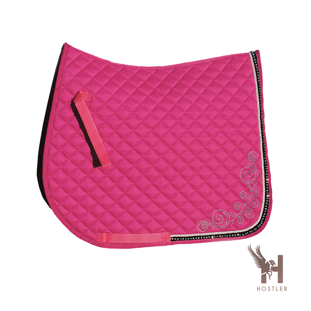 Custom Embroidered Saddle Cloth Numnah
