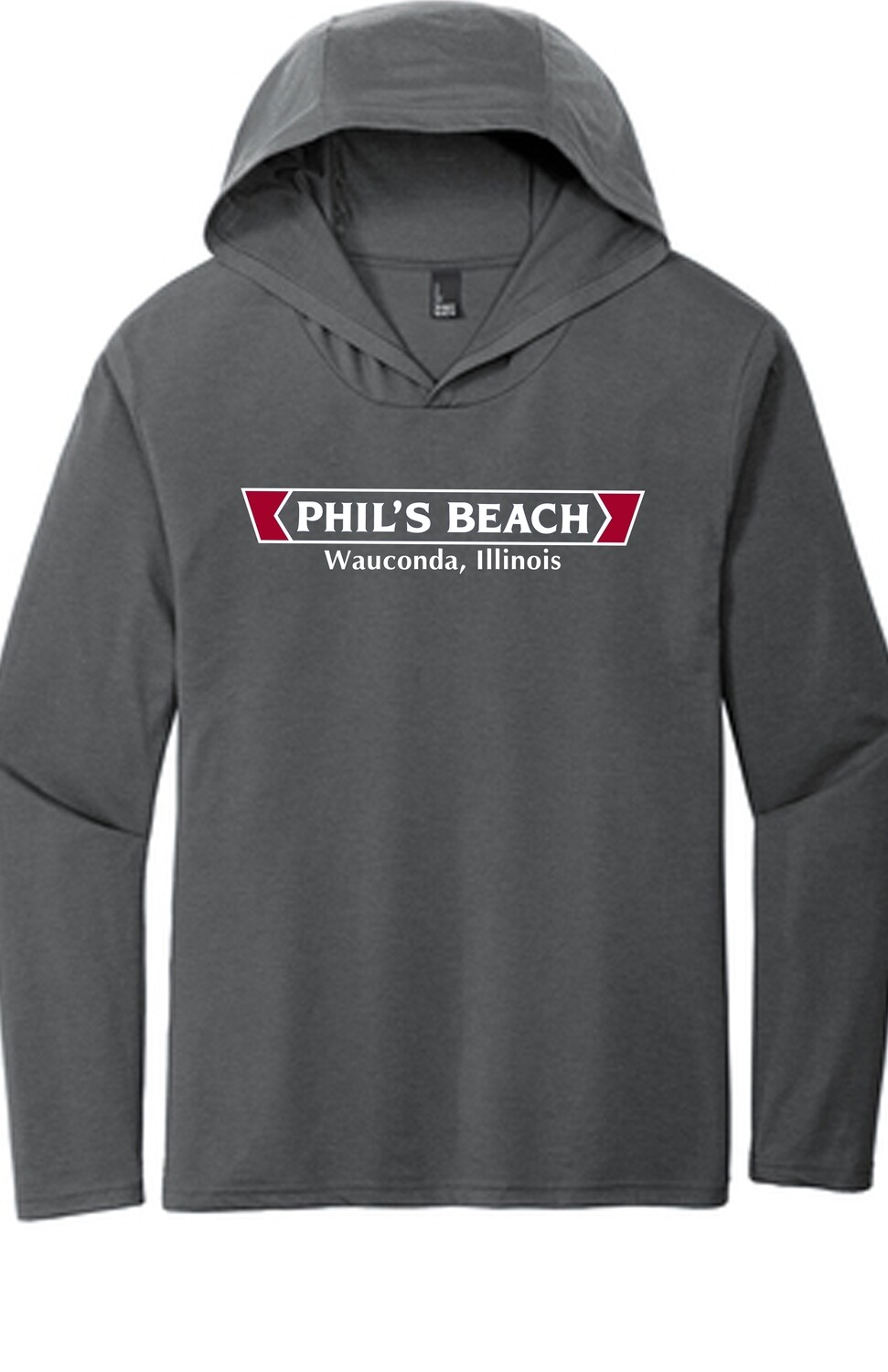 Phil's Beach Men's Long Sleeve Hooded T-shirt