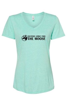 The Moose Women's V-neck with Glitter