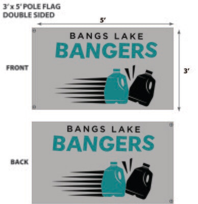 Burling Bangs Lake Bangers 3' x 5' Flag
