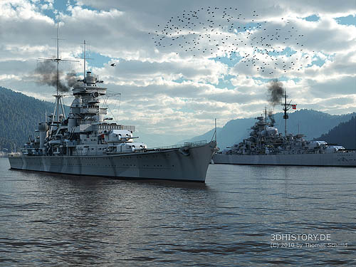 Bismarck and Prinz Eugen in Norway