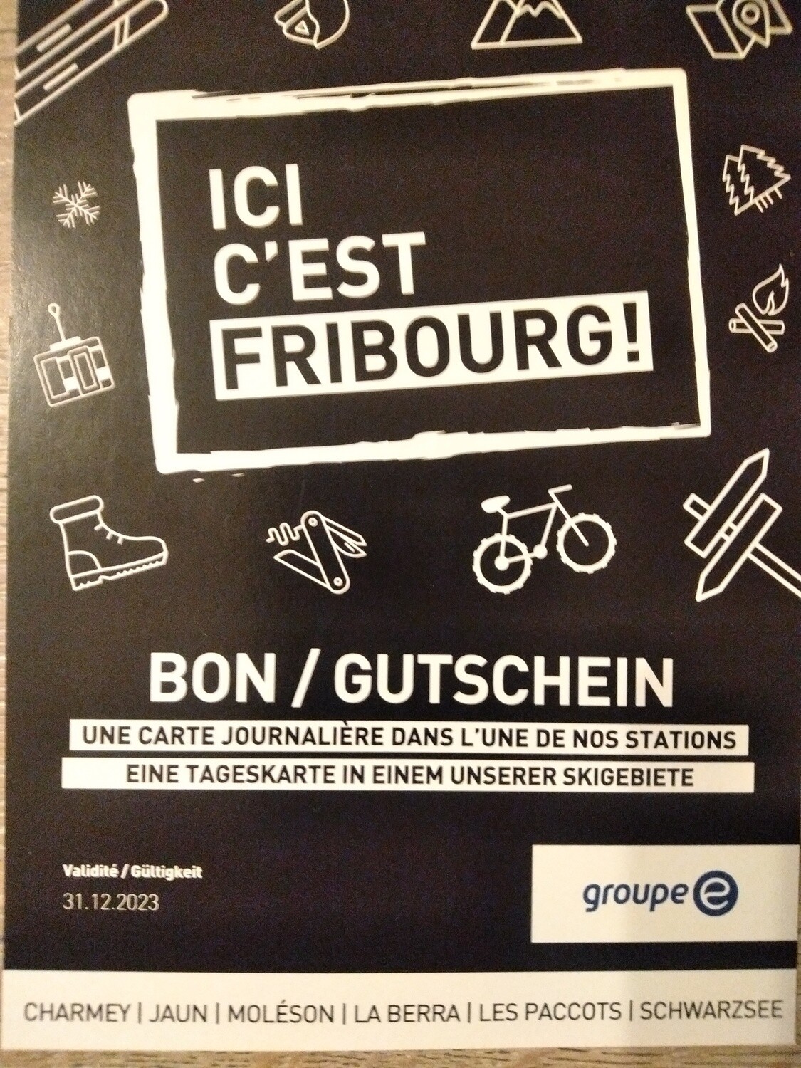 Carte journalière station Fribourg