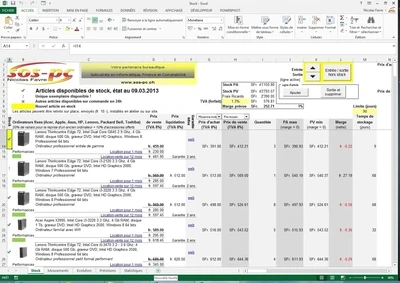 Inventory management / item catalog