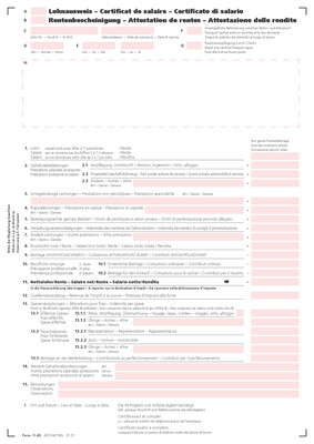 Salary certificates