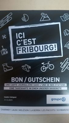 Bon carte journalière Fribourg