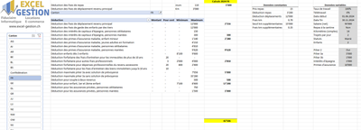 Simulator of deductible expenses by canton