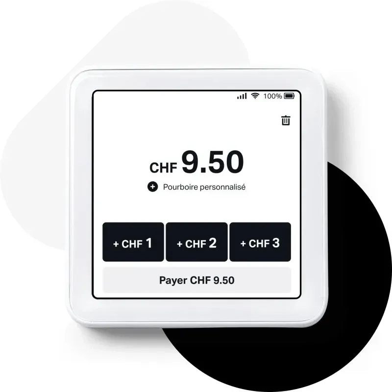 Terminal de paiement SumUp Solo + station de recharge (location)