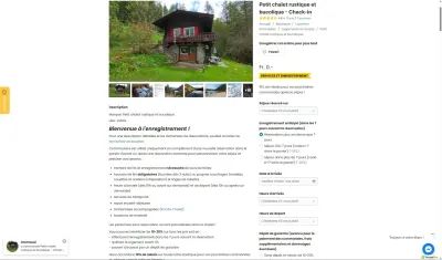 Your accommodation instructions page