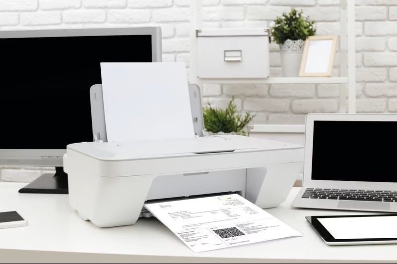 QR code invoice printing