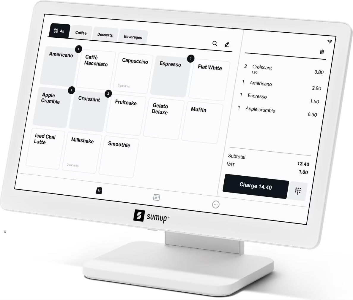 SumUp Kassensystem (POS), Caisse: Caisse Lite