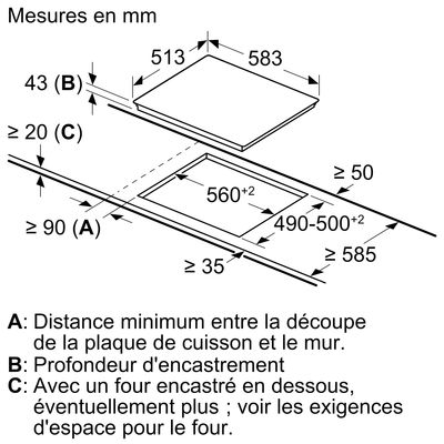 Plan de cuisson vitrocéramique Siemens iQ300