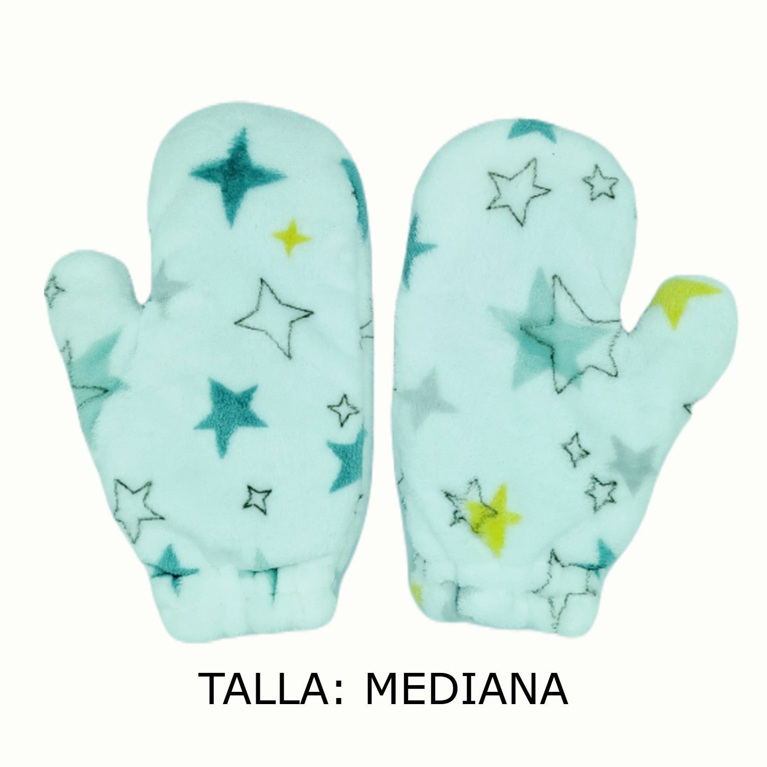 Manoplas Térmicas Cielo Estrellado. Talla Mediana: "Señora"