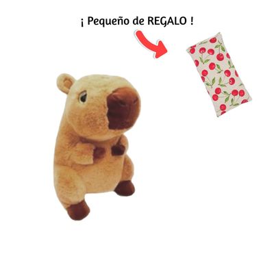 Peluche Térmico Capibara Canela