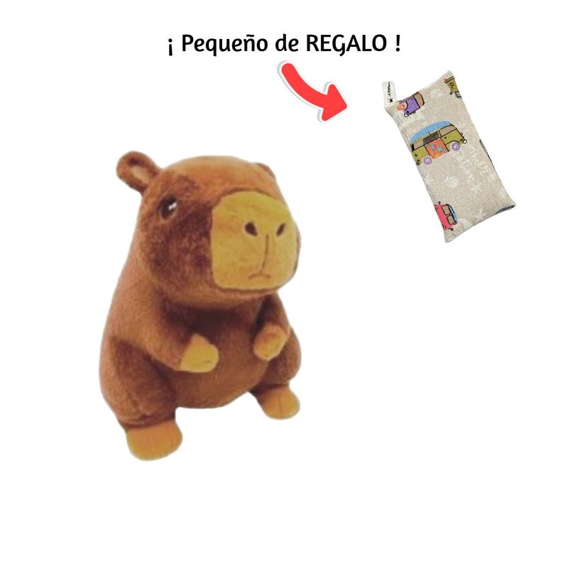 Peluche Térmico Capibara Chocolate