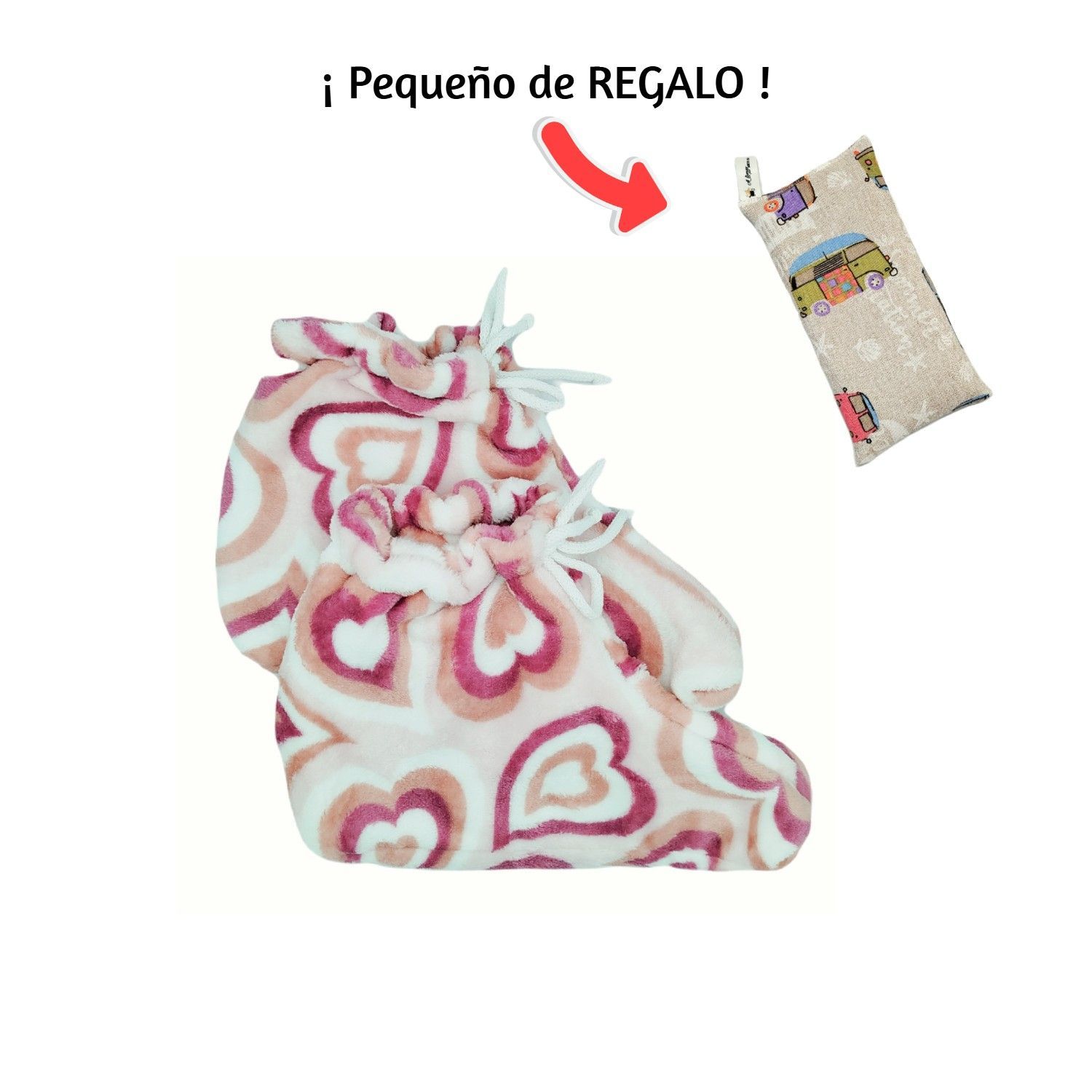 Patucos Térmicos Corazón Psicodélico