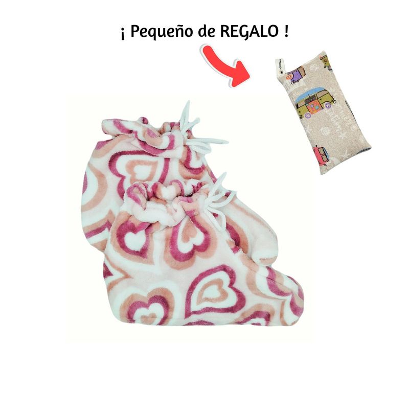 Patucos Térmicos Corazón Psicodélico