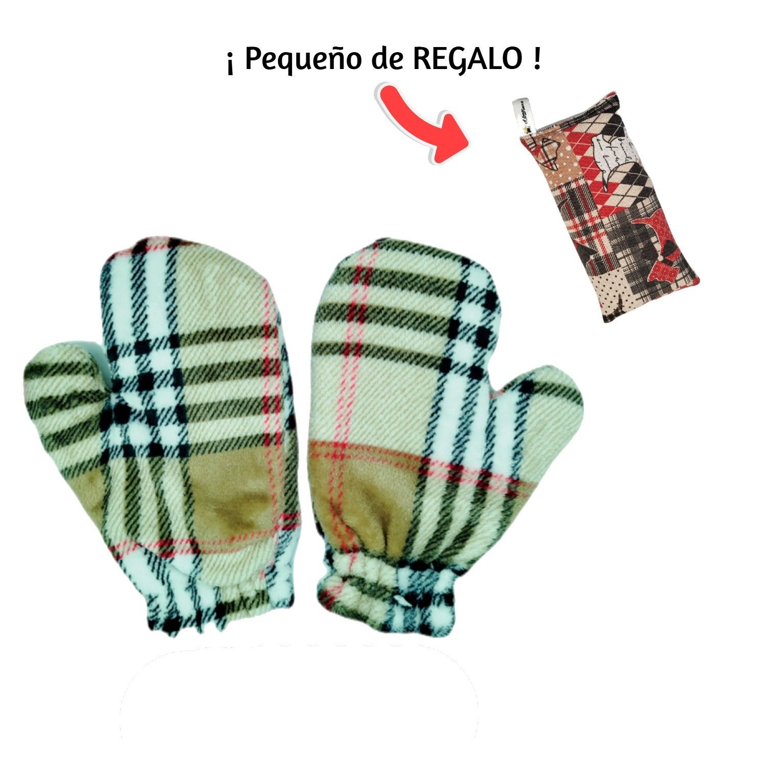 Manoplas Térmicas Viva Escocia. Talla Mediana.