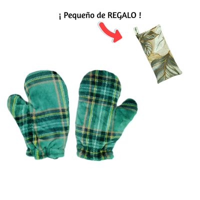 Manoplas Térmicas Green Escocia. Talla Grande.
