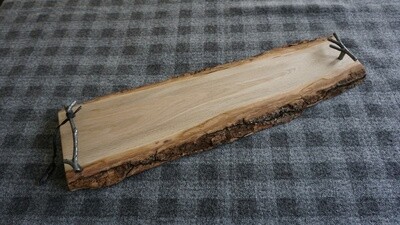 Servierbrett Holz mit Griff #97