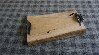 Servierbrett Holz mit Griff #94