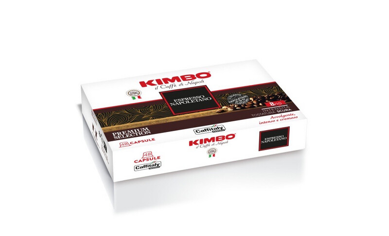 Box Risparmio 48 capsule ESPRESSO NAPOLETANO Kimbo - Caffitaly system