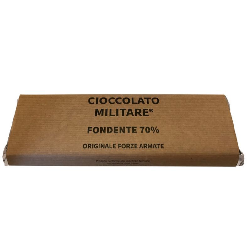 Cioccolato Militare Fondente 70% - Stecca 300 gr