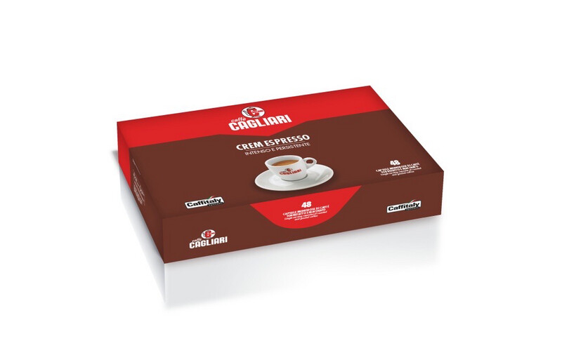 Box risparmio 48 capsule CREM ESPRESSO Cagliari - Caffitaly System 
